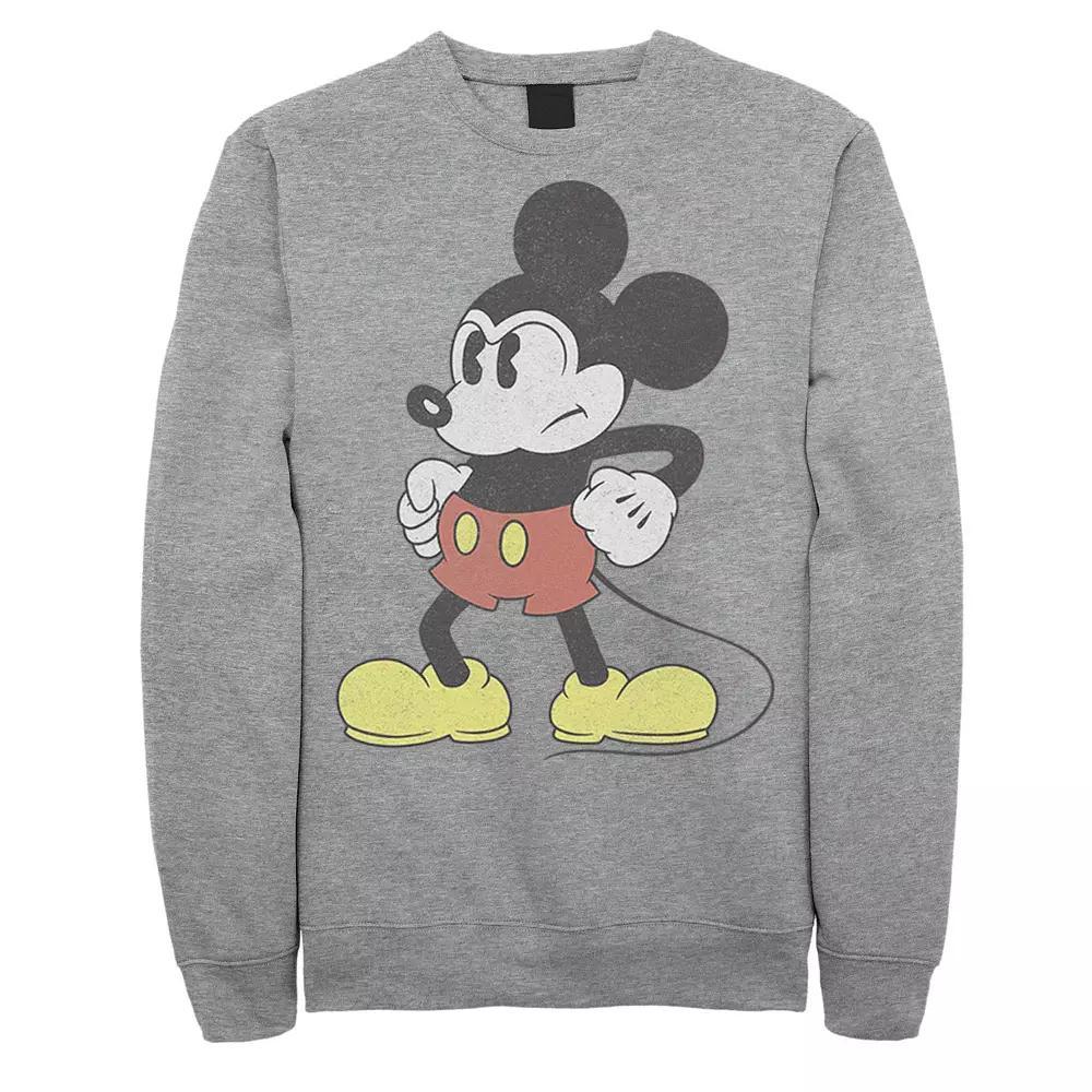 Disney's Mickey & Friends Mickey Mouse Men's Retro Grumpy Sweatshirt,  Product Image