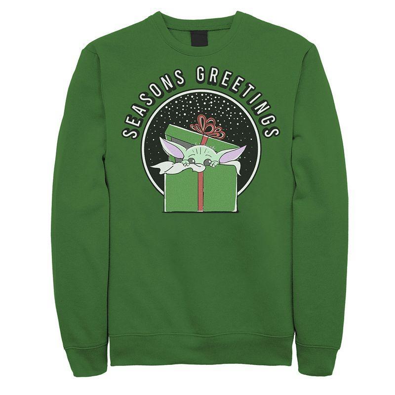 Mens Star Wars The Mandalorian The Child Season Greetings Sweatshirt Product Image