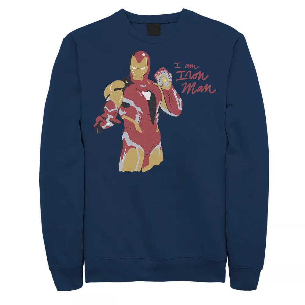 Men's Marvel Avengers: Endgame Iron Man Scribbles Sweatshirt,  Product Image