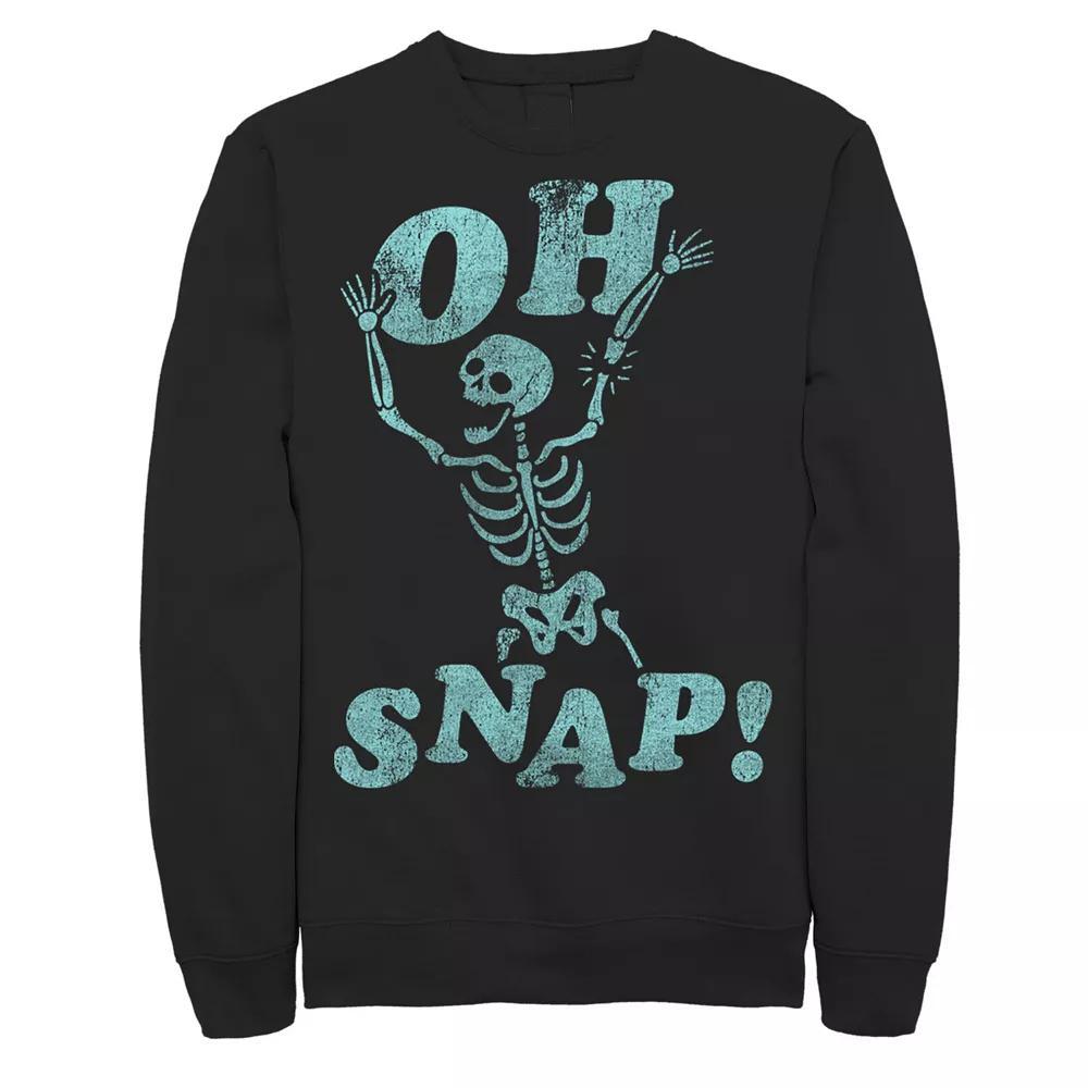 Men's Snap Humor Text Sweatshirt,  Product Image
