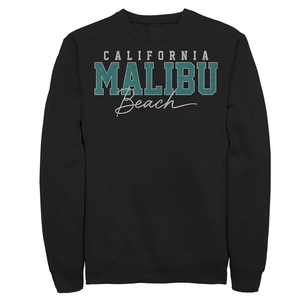 Men's Malibu California Beach Logo Sweatshirt,  Product Image