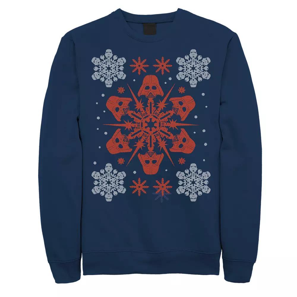 Men's Star Wars Darth Vader Snowflake Sweatshirt,  Product Image