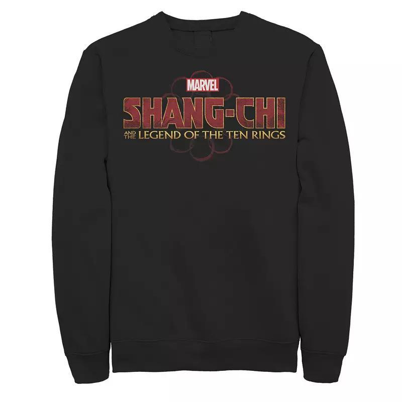 Men's Marvel Thor Comic Logo Fill Sweatshirt, Size: Small, Black Product Image