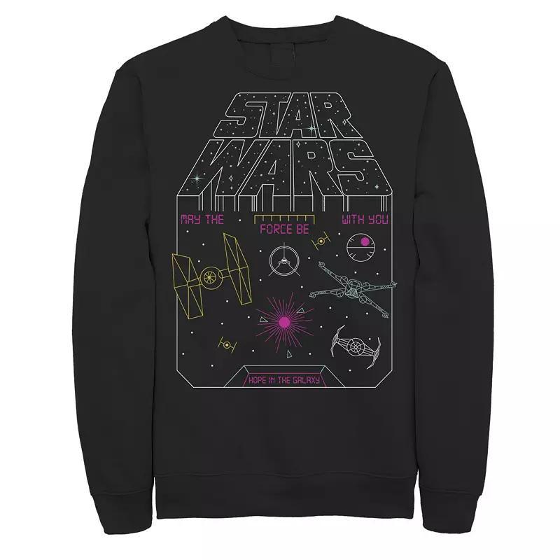 Mens Star Wars Retro Video Game Logo Sweatshirt Product Image