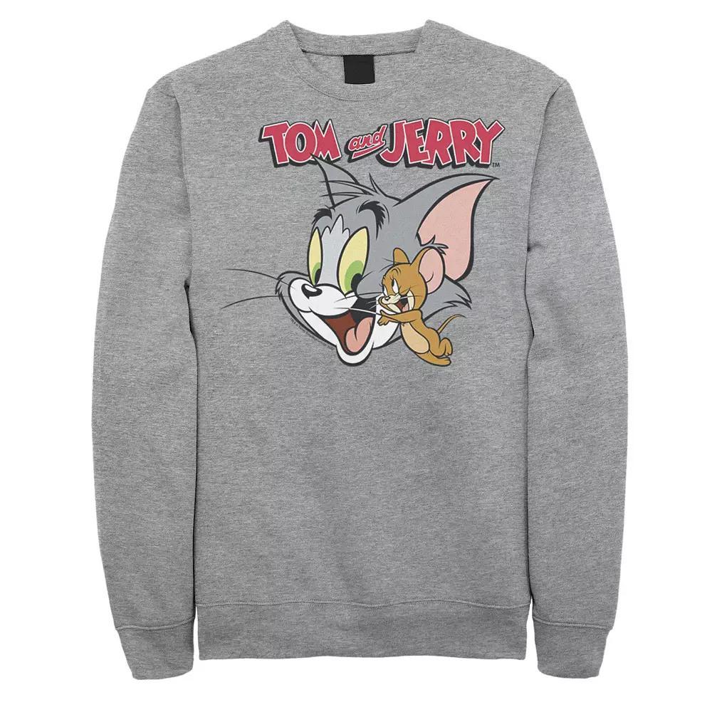 Men's Tom And Jerry Simple Portrait Logo Sweatshirt,  Product Image