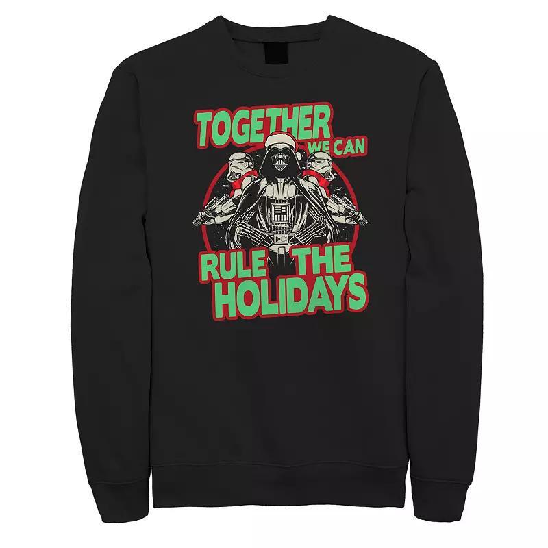 Men's Marvel Deadpool Merry Chimichangas Hanging Holiday Graphic Fleece Pullover,  Product Image