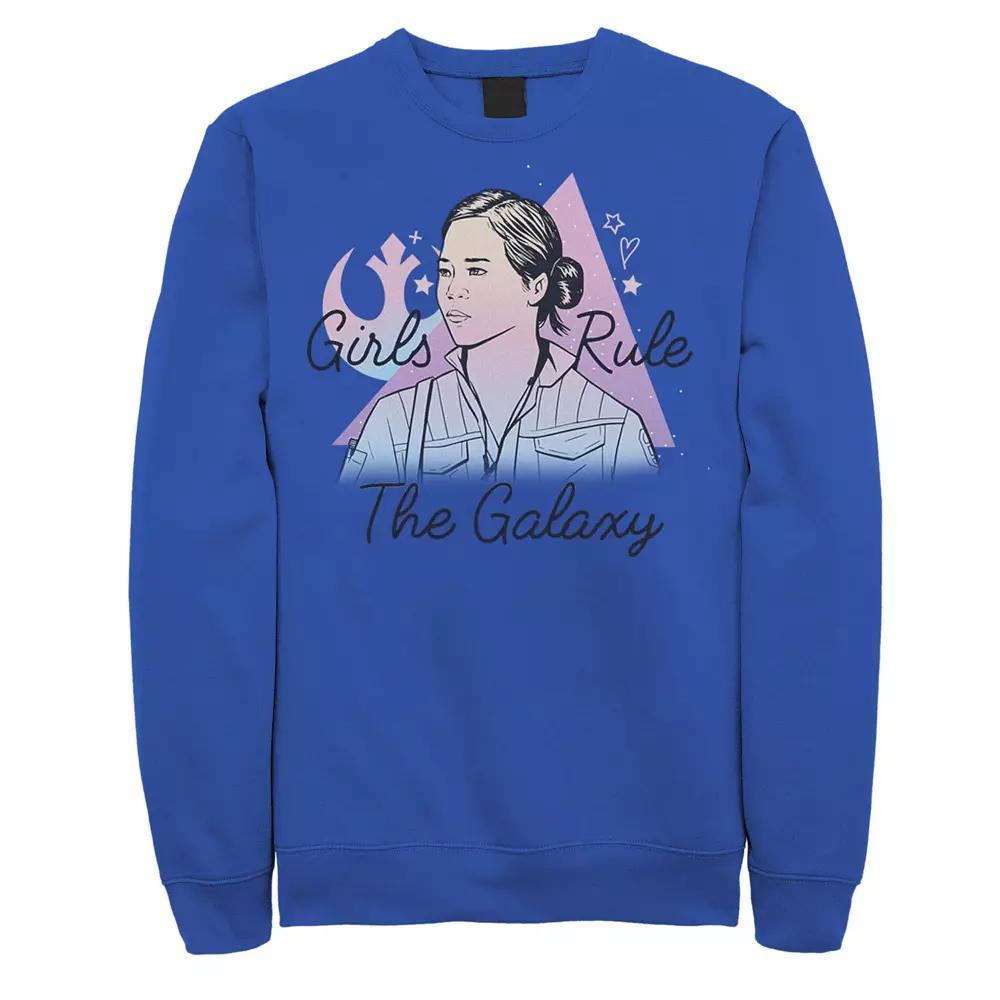 Men's Star Wars The Rise Of Skywalker Girls Rule The Galaxy Rose Fleece Tee,  Product Image