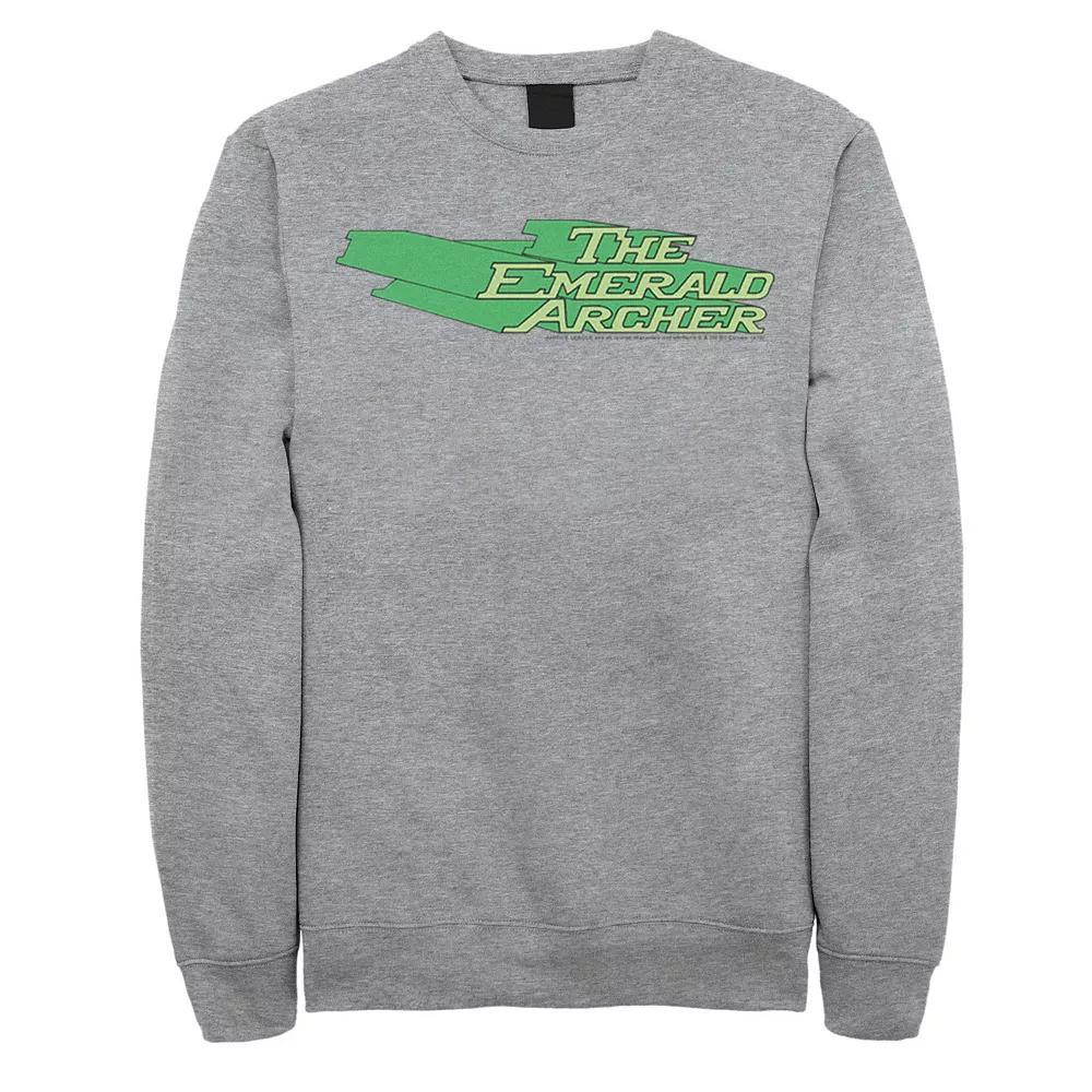 Men's DC Comics The Emerald Archer Text Poster Sweatshirt,  Product Image