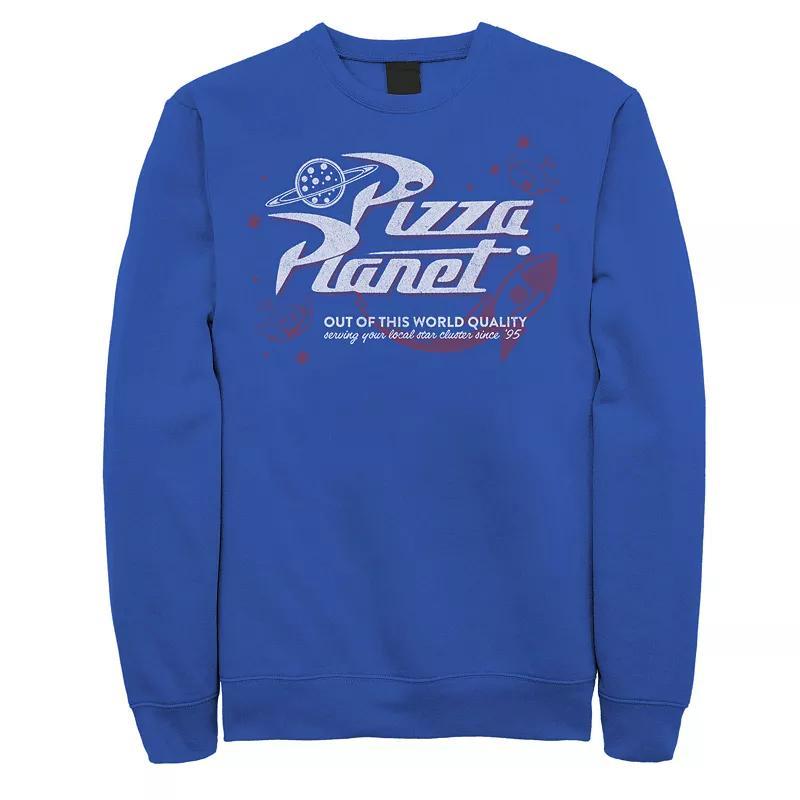 Disney / Pixar's Toy Story Men's Vintage Pizza Planet Logo Sweatshirt, Size: XL, Black Product Image