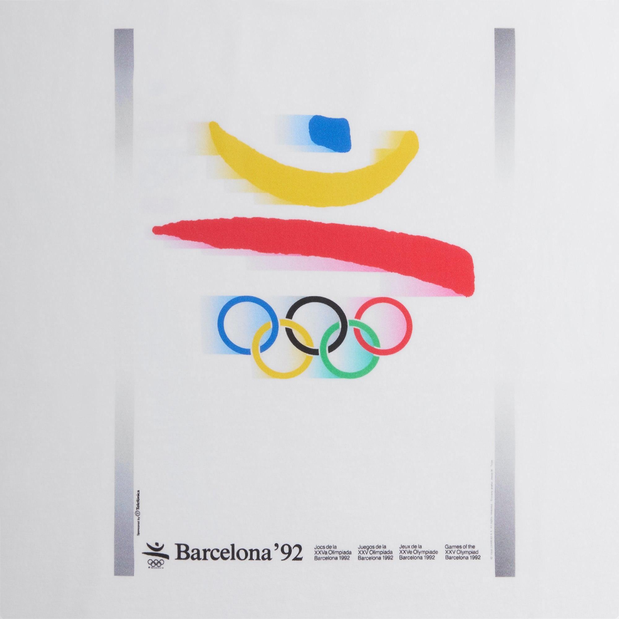 Kith for Olympics Heritage Barcelona 1992 Vintage Tee - White Male Product Image