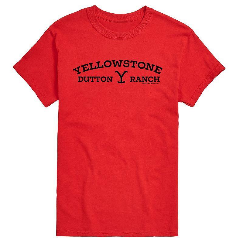 Big & Tall Yellowstone Dutton Logo, Men's, Size: 6XB, Red Product Image