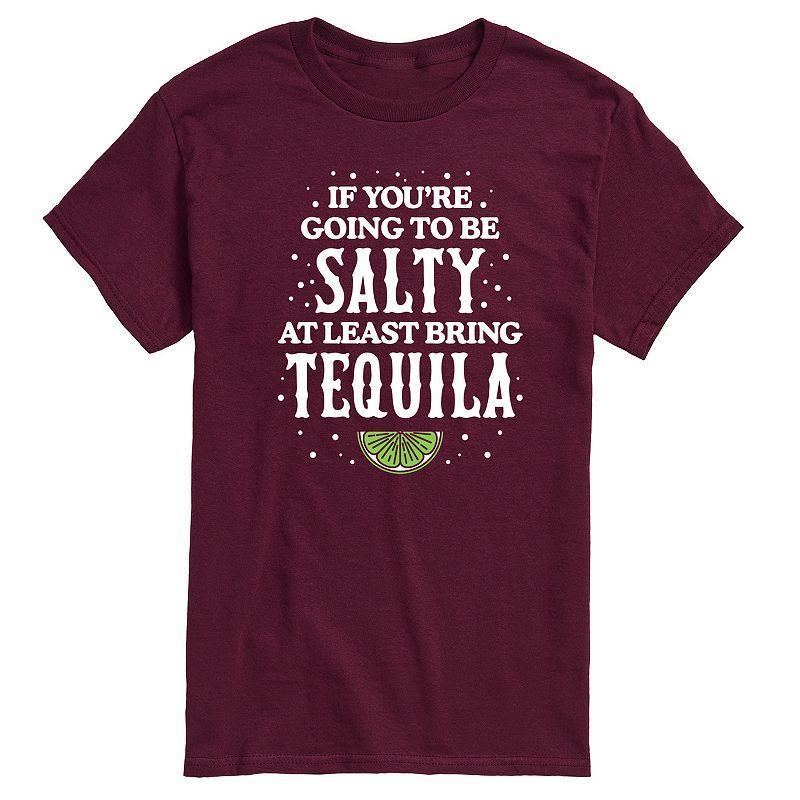 Mens Be Salty Bring Tequila Graphic Tee Product Image