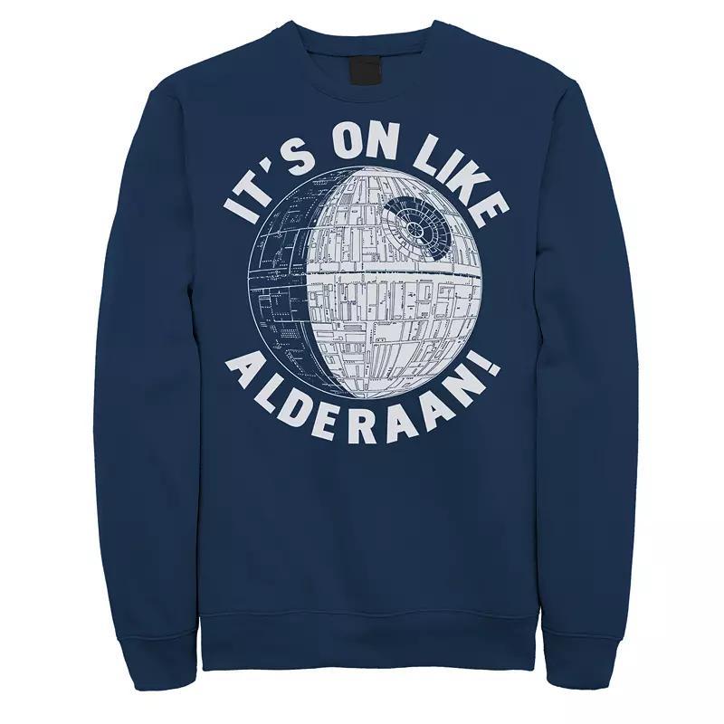 Men's Star Wars On Like Alderaan Sweatshirt, Size: XL, Blue Product Image