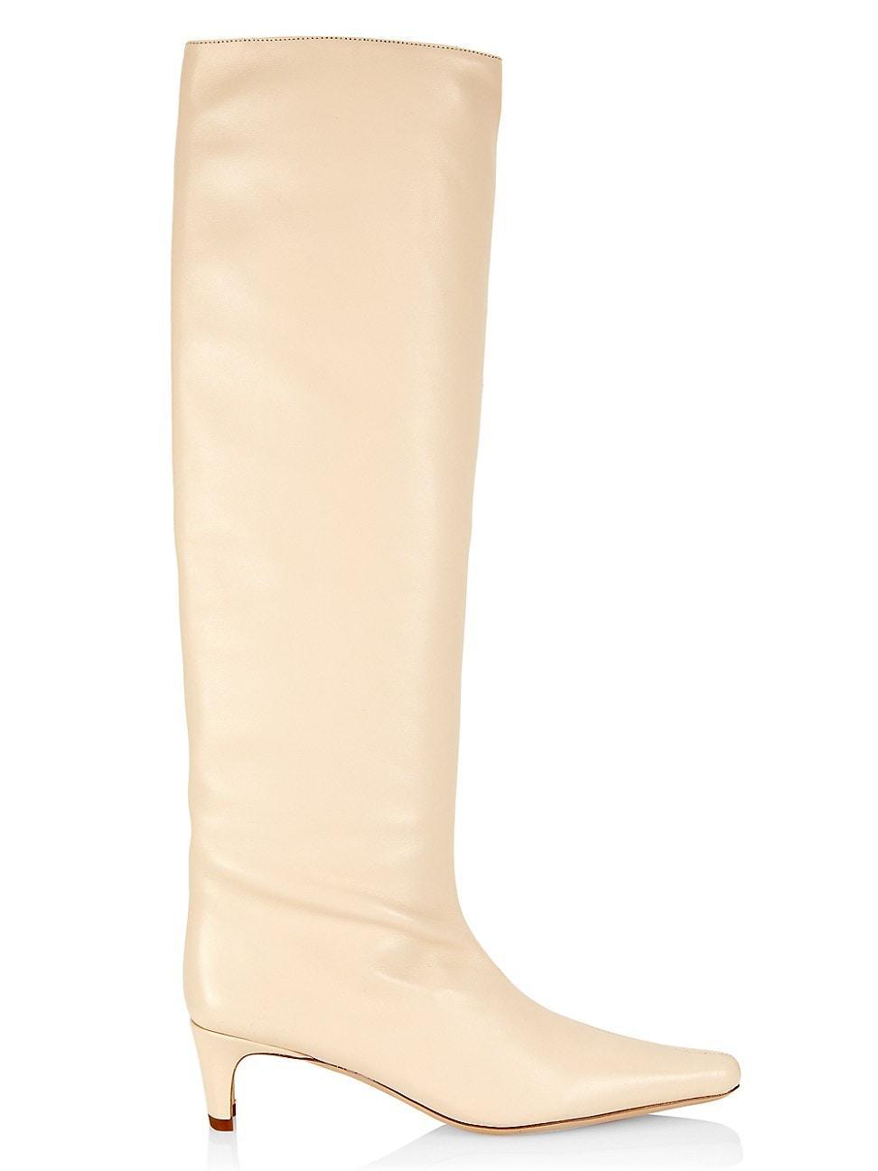 Womens Wally Leather Knee-High Boots Product Image