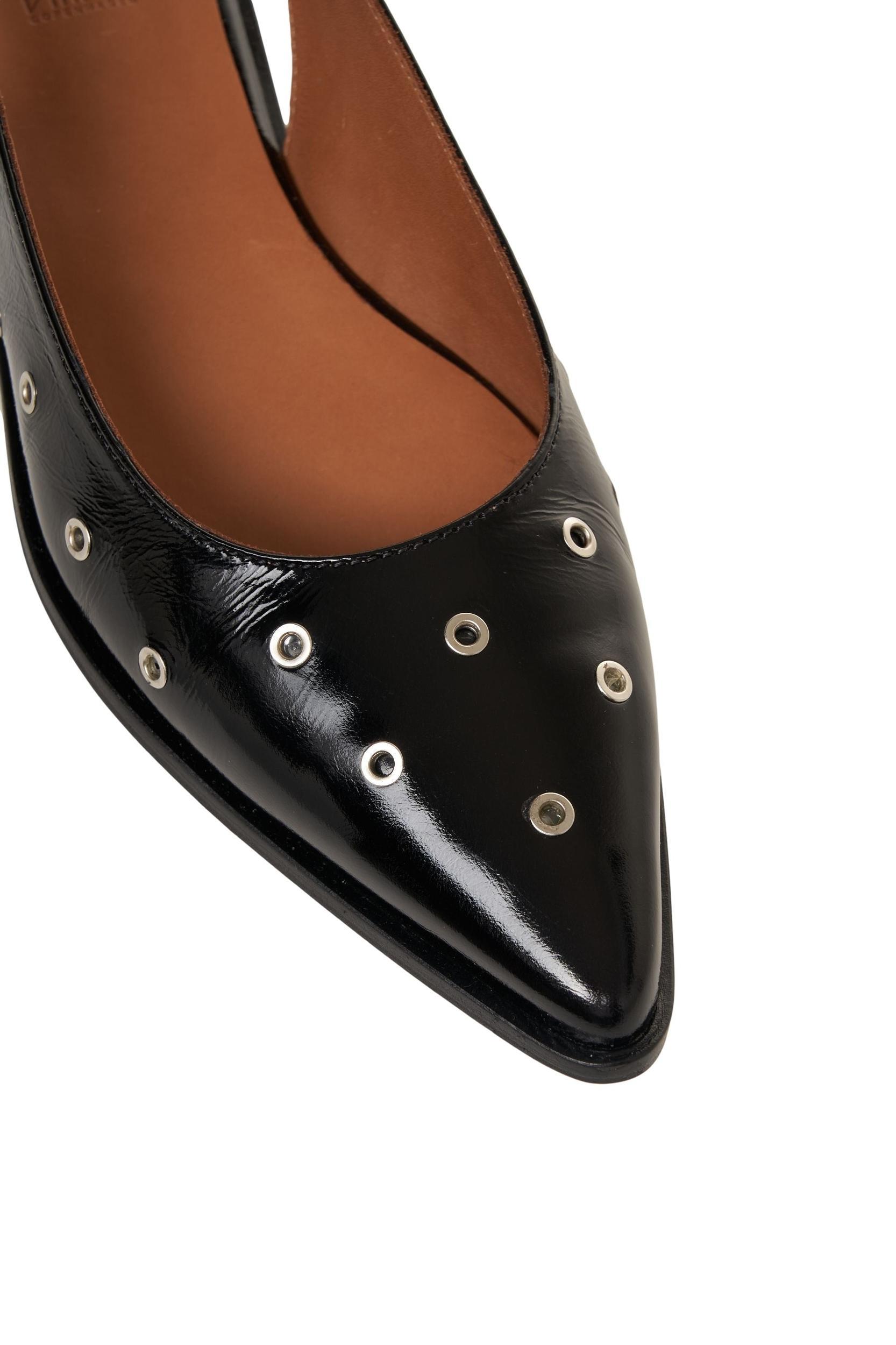 Slingback flats with studs Product Image