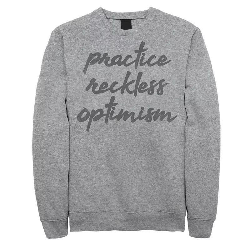 Men's Fifth Sun Reckless Optimism Script Sweatshirt,  Product Image