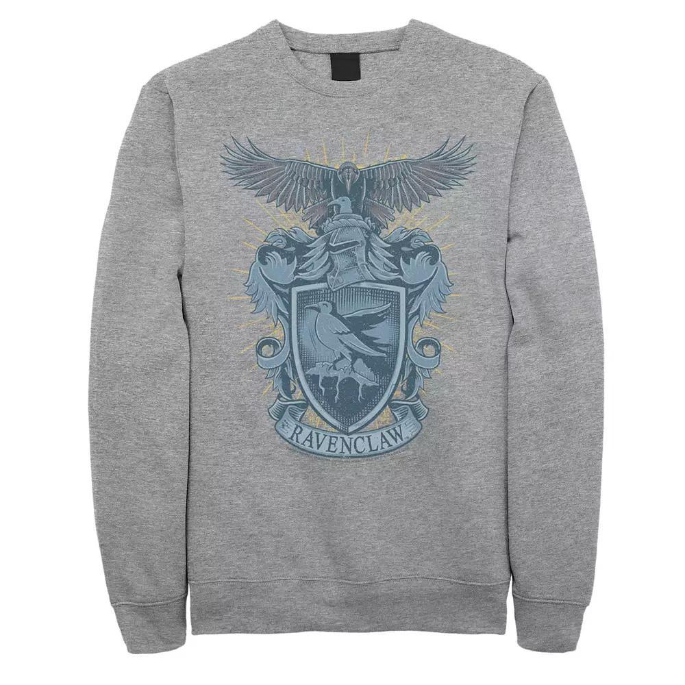 Men's Harry Potter Ravenclaw Detailed House Crest Sweatshirt, Size: Large, Athletic Grey Product Image