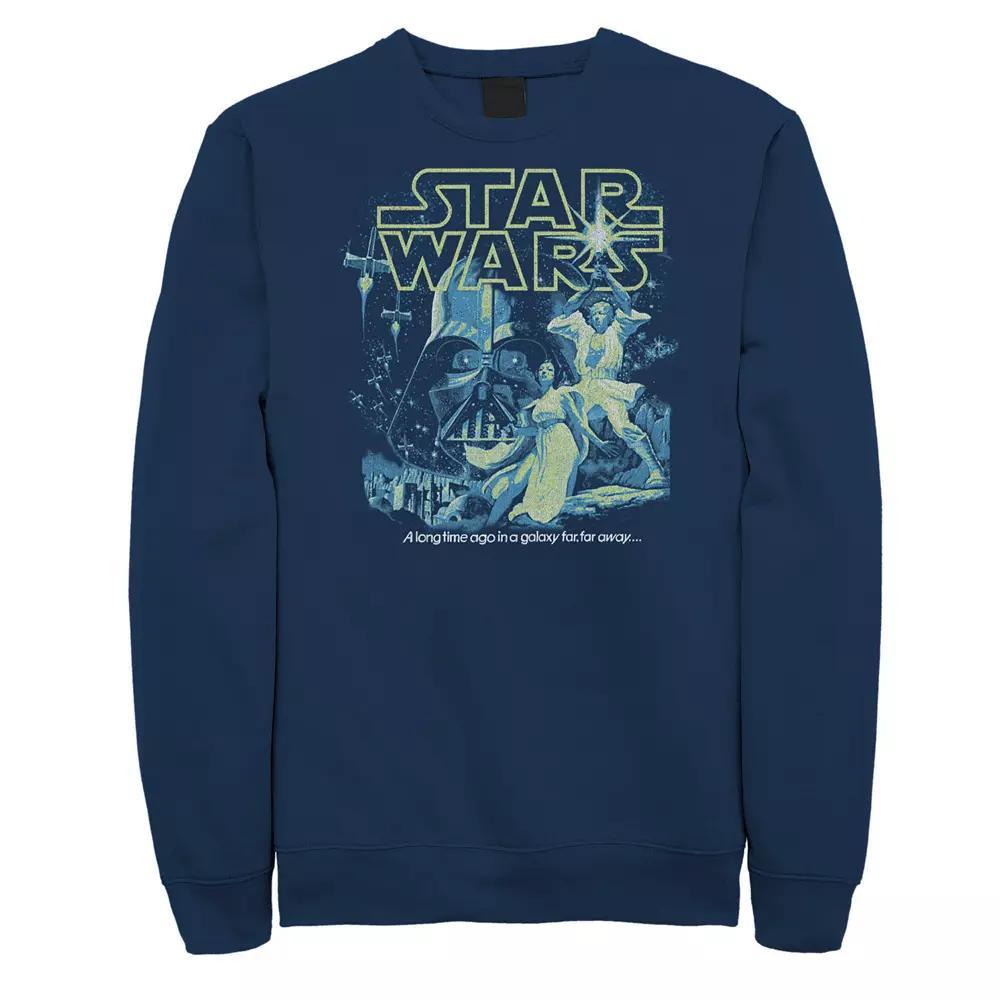 Big & Tall Star Wars Neon Pop Poster Sweatshirt, Men's,  Product Image