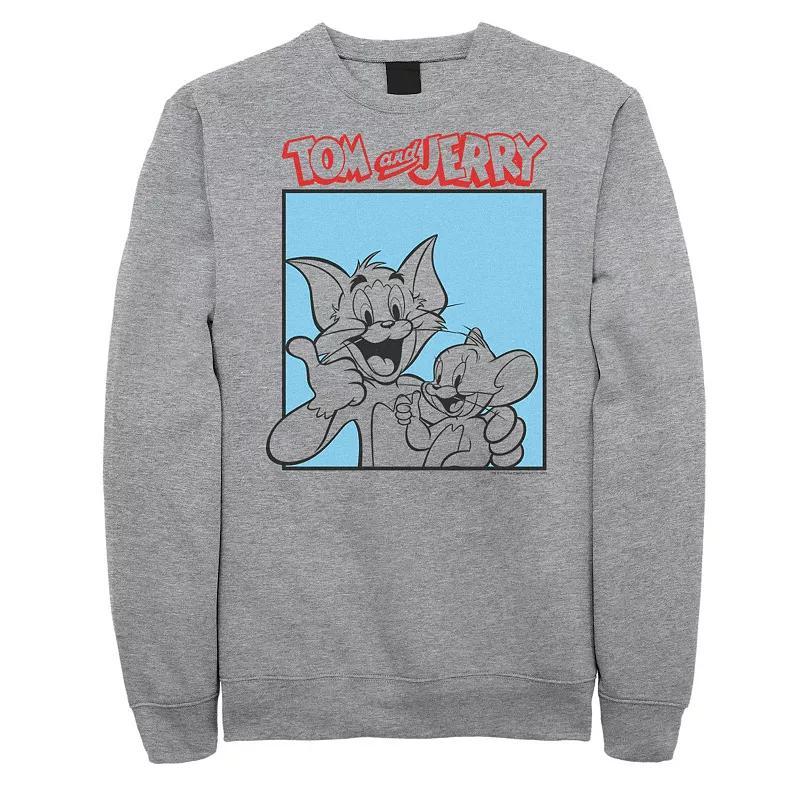 Big & Tall Tom and Jerry Thumbs Up Poster Graphic Fleece, Men's,  Product Image