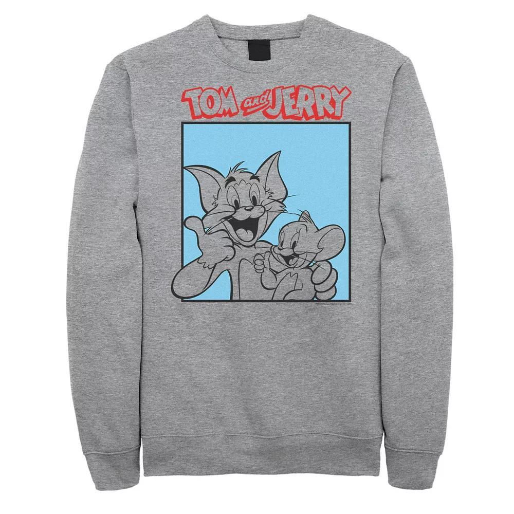 Big & Tall Tom and Jerry Thumbs Up Poster Graphic Fleece, Men's,  Product Image