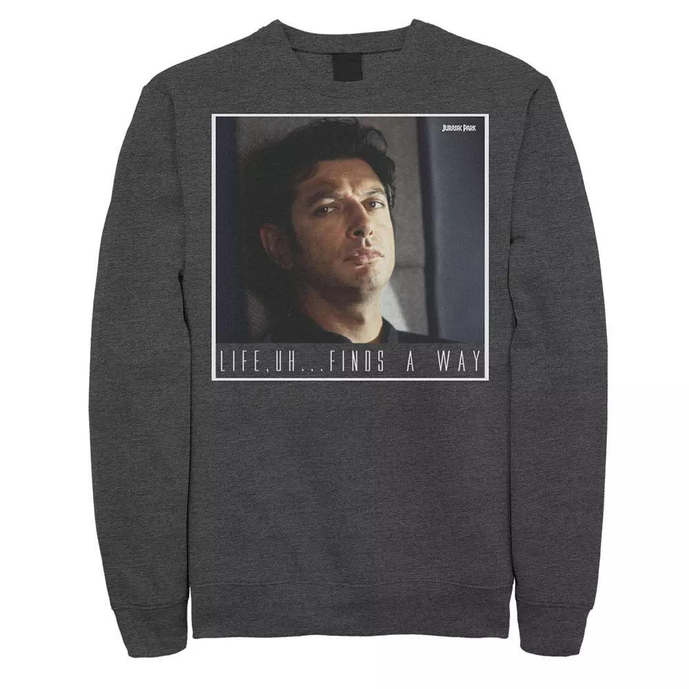 Men's Jurassic Park Ian Malcolm Life Finds A Way Sweatshirt,  Product Image