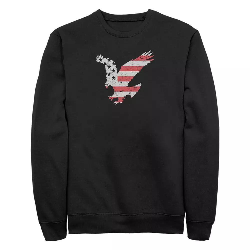 Big & Tall Eagle Graphic Fleece Sweatshirt, Men's,  Product Image
