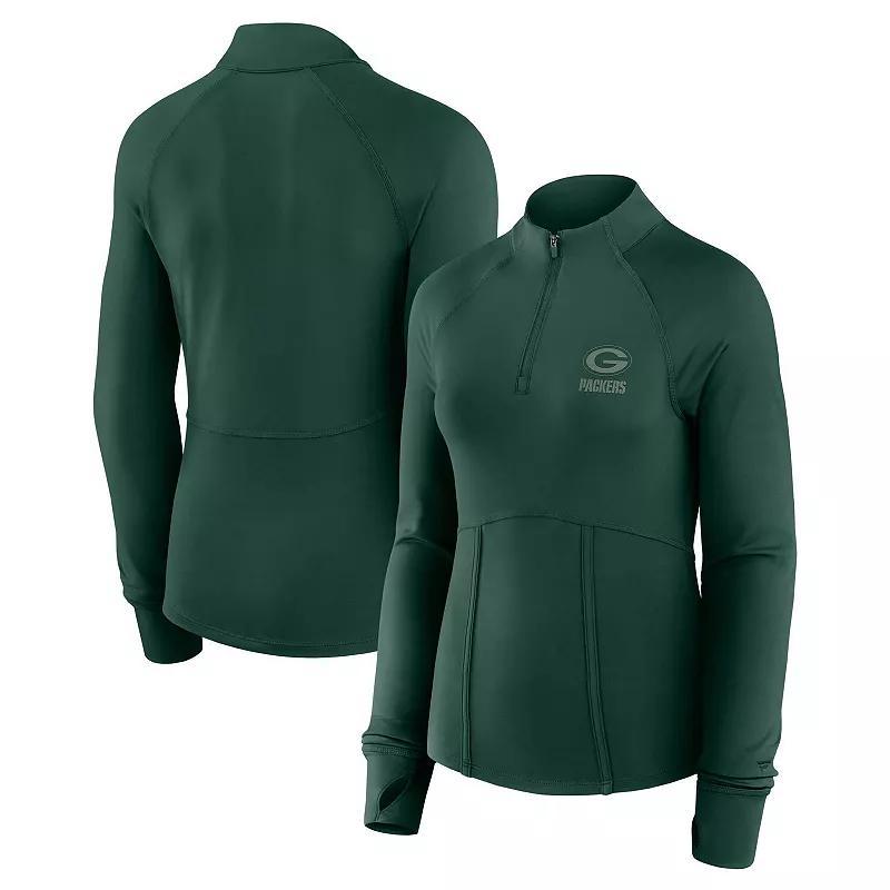 Women's Fanatics Black Miami Dolphins Elements Quarter-Zip Jacket,  Product Image