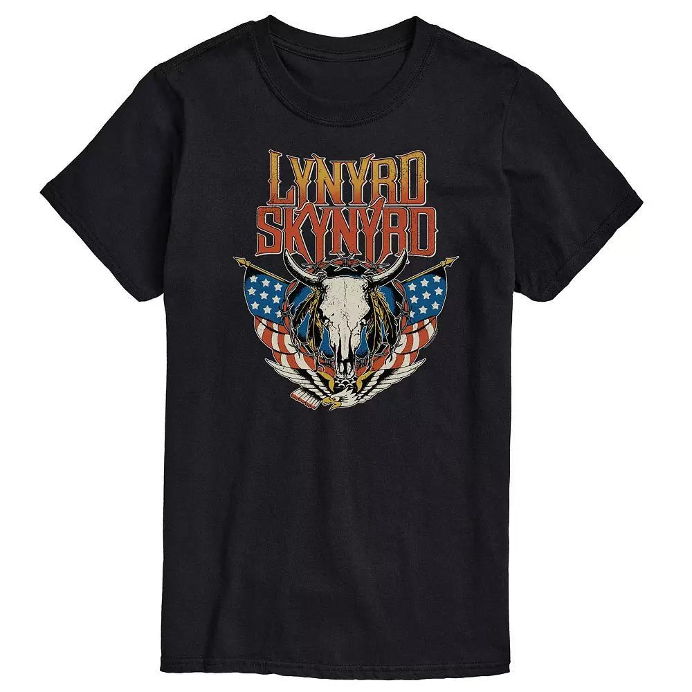 Big & Tall Lynyrd Skynyrd Steer Skull Graphic Tee, Men's, Size: XXL Tall, Black Product Image