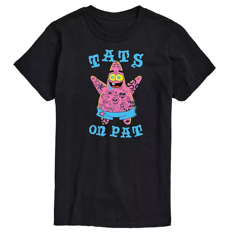 Men's SpongeBob SquarePants Tats on Pat Graphic Tee,  Product Image