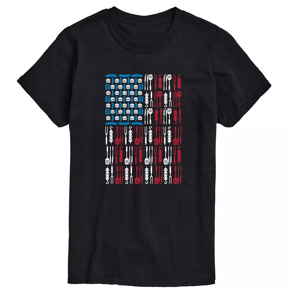 Men's Grill Tools USA Flag Tee,  Product Image