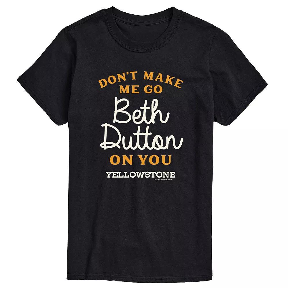 Big & Tall Yellowstone Beth Dutton Tee, Men's,  Product Image