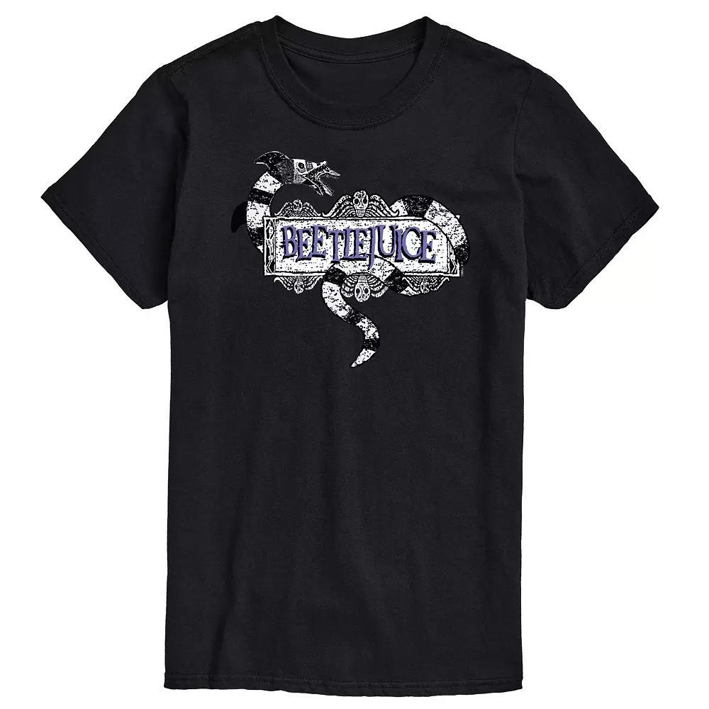 Men's Beetlejuice Classic Graphic Tee, Size: Large, Black Product Image