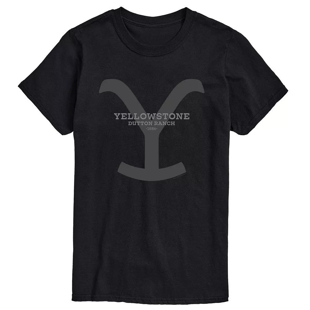 Big & Tall Yellowstone Stone Dutton Tee, Men's,  Product Image