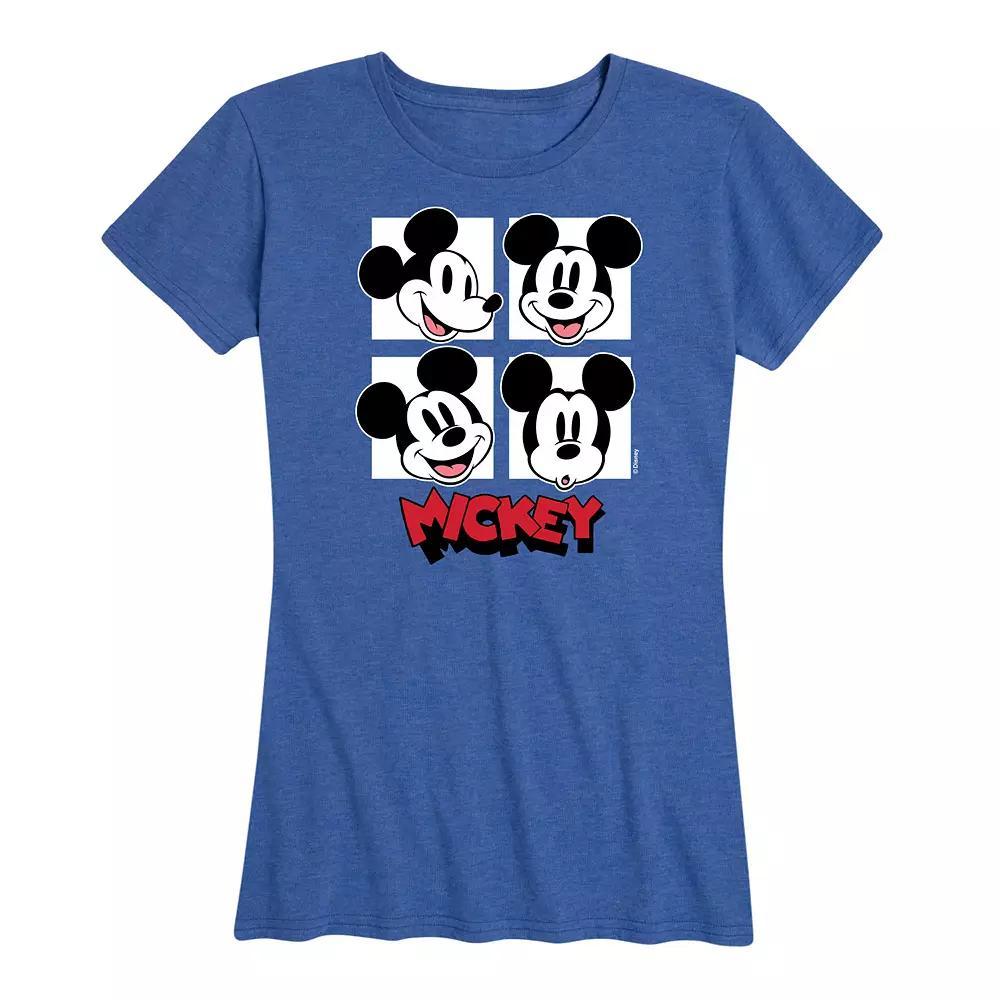 Disney's Mickey Mouse Women's Grid Graphic Tee,  Product Image