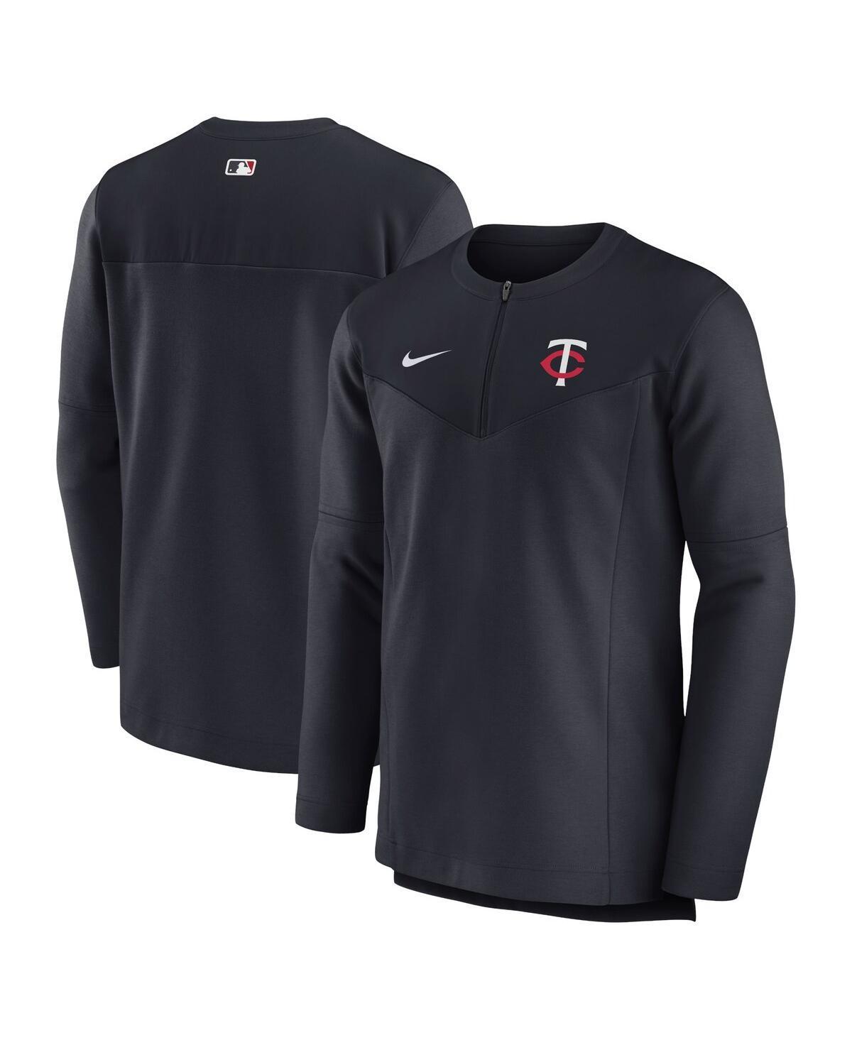 NIKE Men's  Minnesota Twins Navy Authentic Collection Victory Striped Performance Polo Shirt Product Image