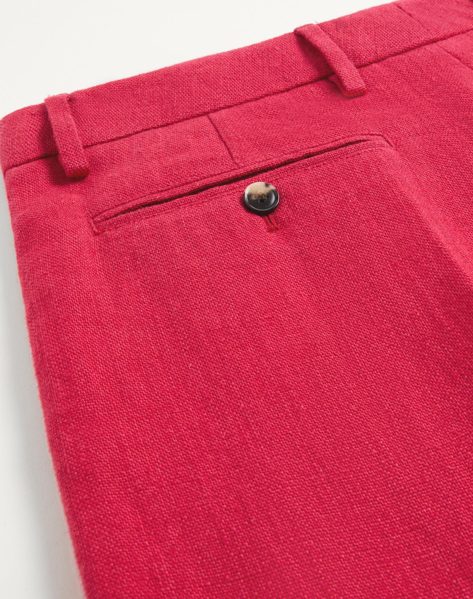 Cuffed Linen Bermuda Shorts Product Image