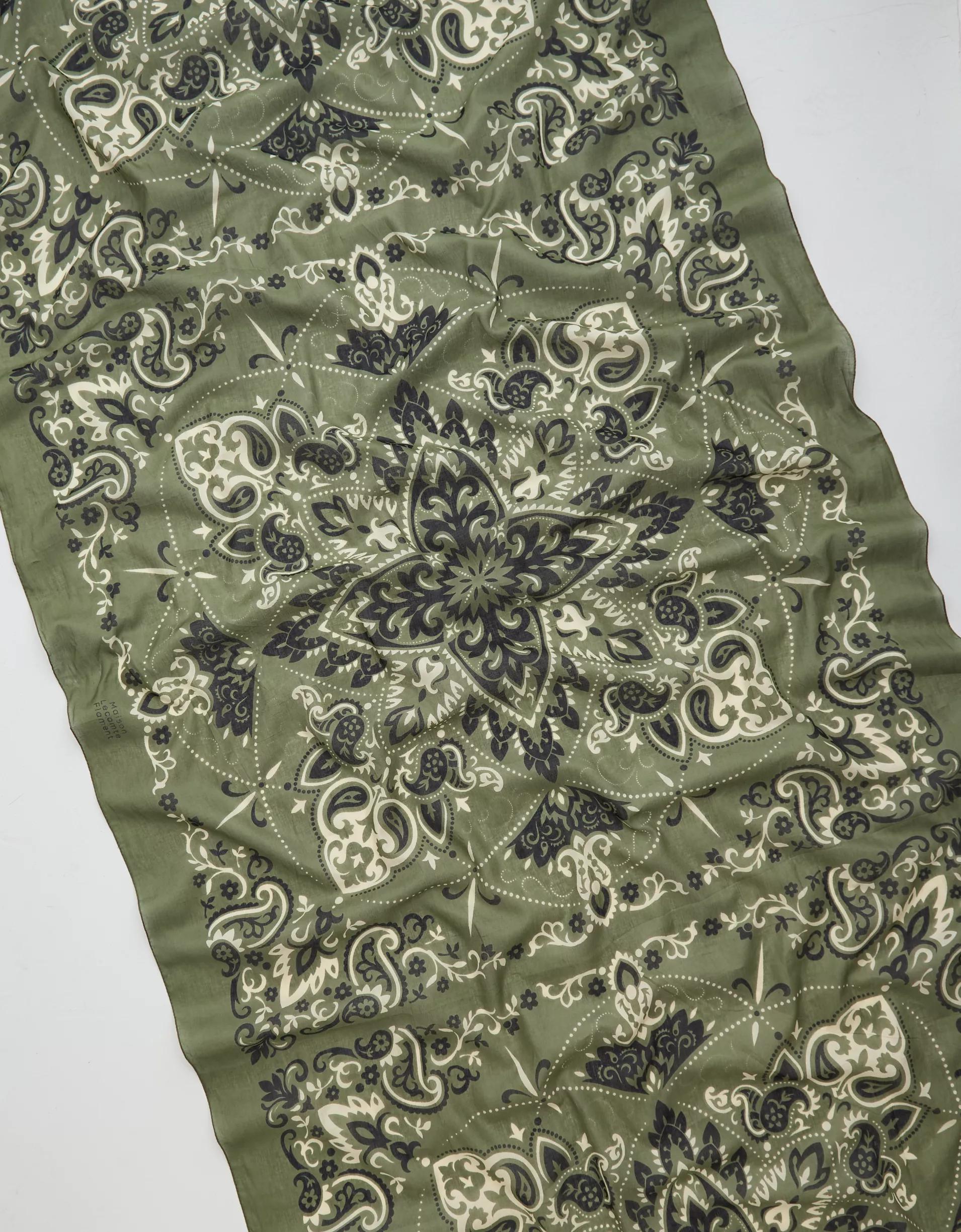 Maison Lecomte Flament Cotton Voile Scarves Product Image
