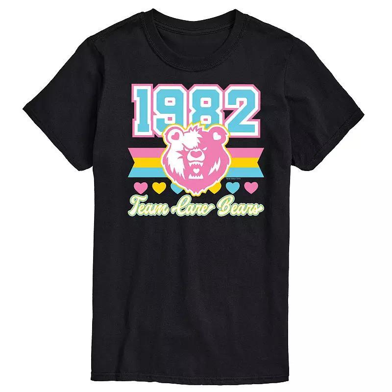 Men's Care Bears 1982 Team Care Bears Graphic Tee, Size: Small, Black Product Image