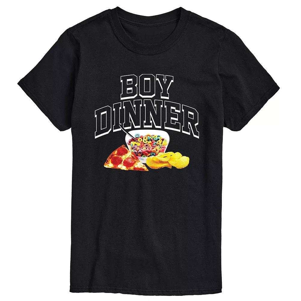 Men's Boy Dinner Graphic Tee,  Product Image