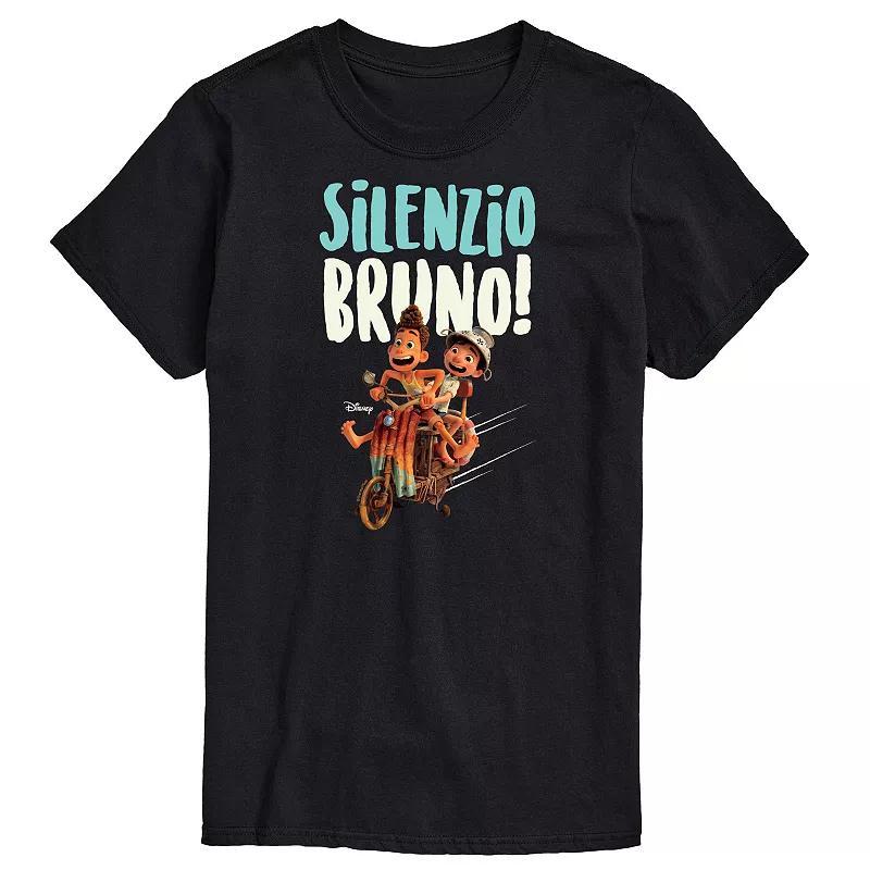 Disney / Pixar's Luca Big & Tall Silenzio Bruno Graphic Tee, Men's, Size: 5XB, Black Product Image