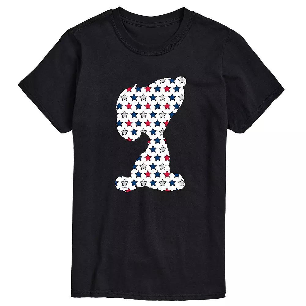 Men's Peanuts Snoopy USA Stars Tee,  Product Image