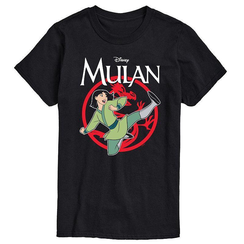 Disney's Mulan Men's Tee, Size: XS, Black Product Image