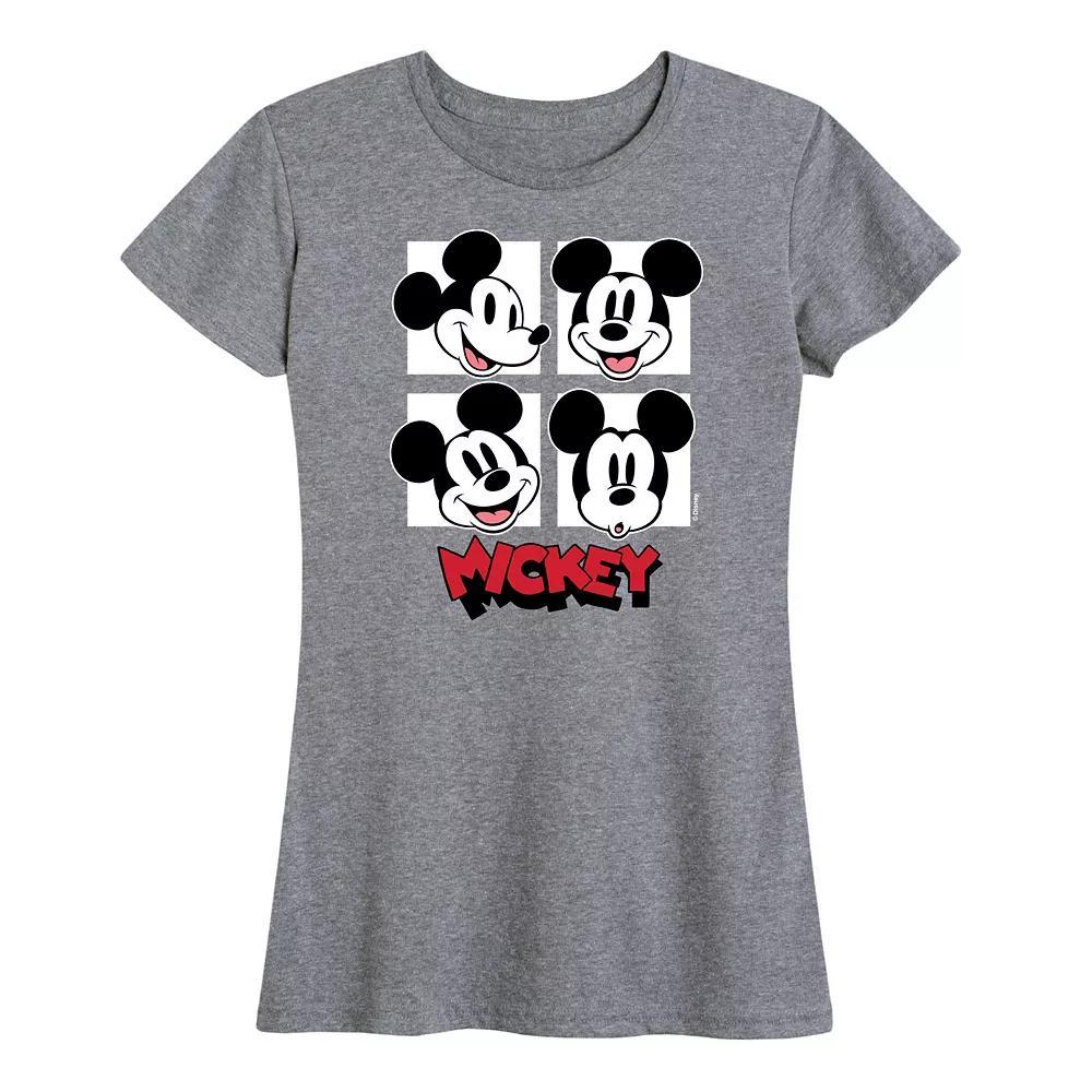 Disney's Mickey Mouse Women's Grid Graphic Tee,  Product Image