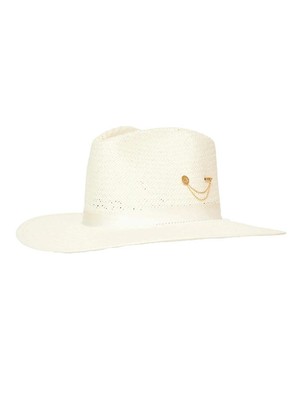 Womens Wanderer Packable Straw Fedora Product Image