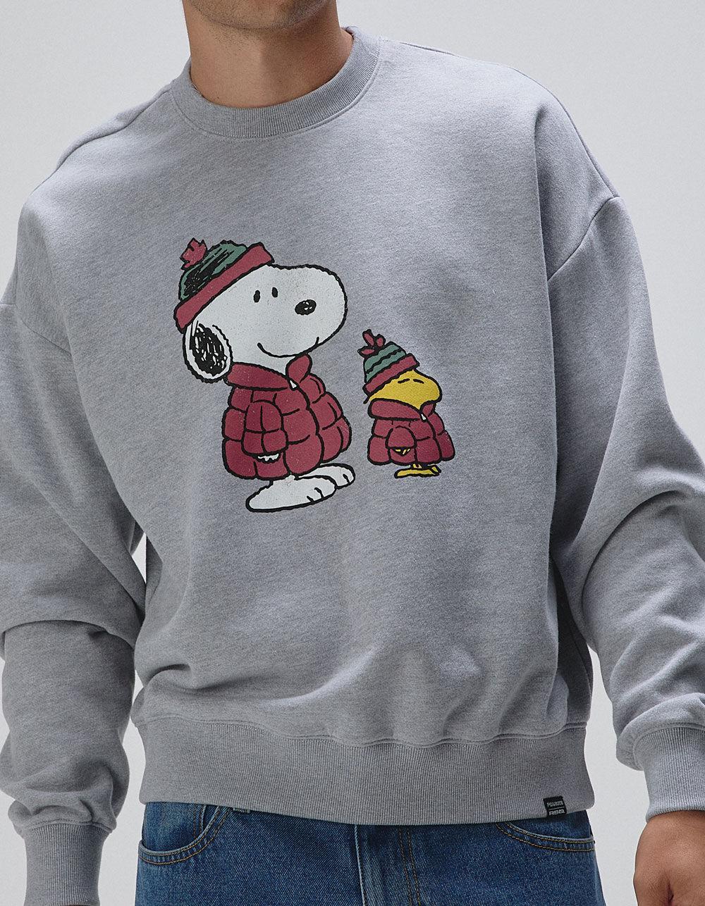 RSQ x Peanuts Puffers Mens Oversized Crewneck Sweatshirt Product Image