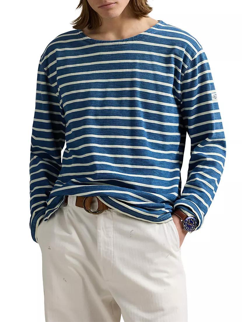 Classic-Fit Striped Jersey T-Shirt Product Image