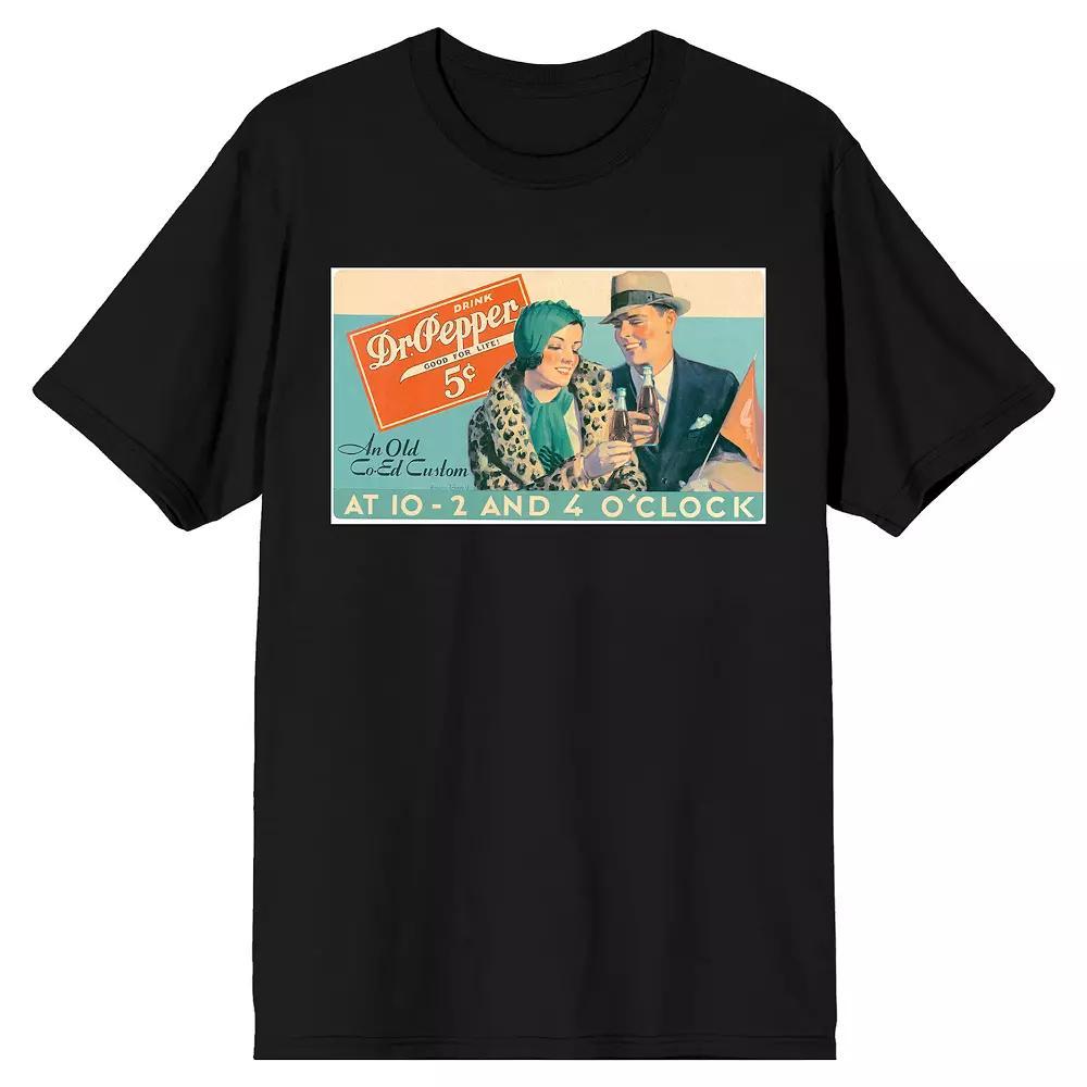Men's Dr. Pepper Vintage Graphic Tee,  Product Image