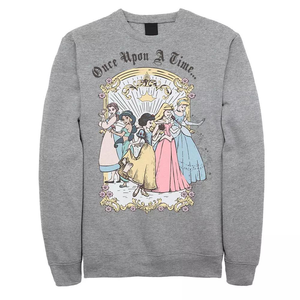 Men's Disney Princess Once Upon A Time Vintage Cartoon Sweatshirt,  Product Image