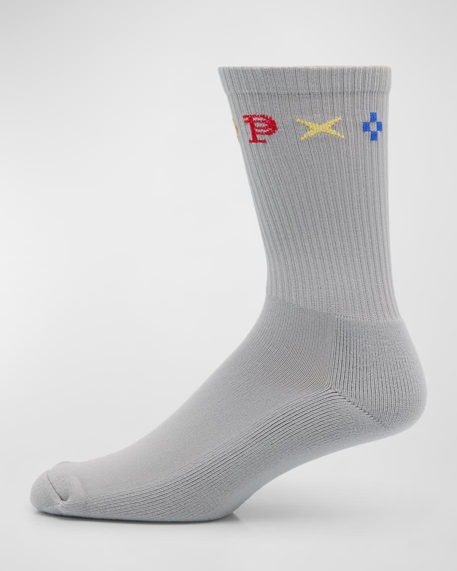 Mens Monogram Crew Socks Product Image