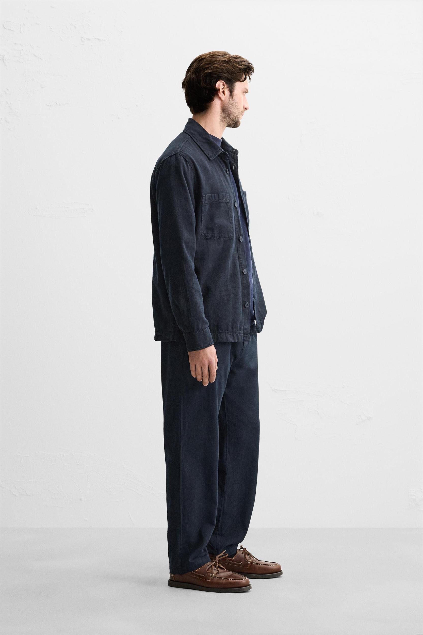 COTTON-LINEN PANTS Product Image